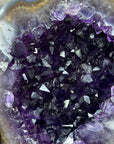 Outstaning Natural Blue Banded Geode with Amethyst Interior - MWS1995