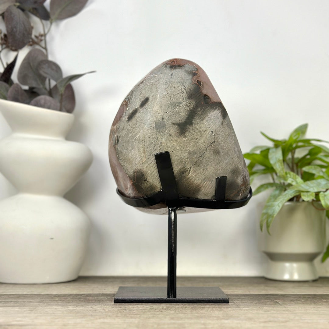 Uruguayan Amethyst Geode with Stunning Agate Shell - MWS3388