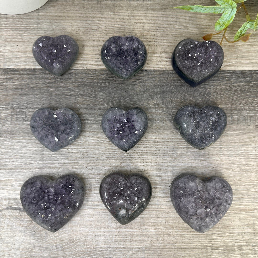 Mixed Minerals Hearts Set - MHLT0356