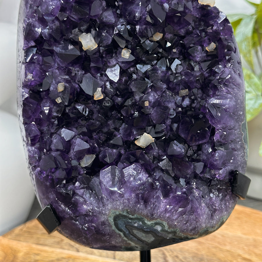 Deep Purple Natural Uruguayan Amethyst Cluster - Top Quality Specimen - MWS3059