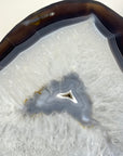 Polished Blue Banded Agate Slice - SLC0024