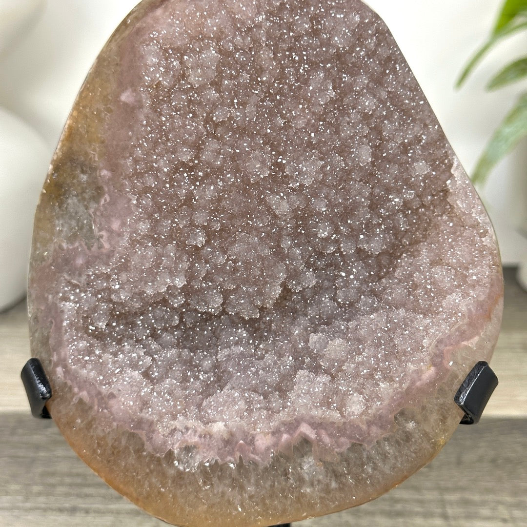 Natural Pink Sugar Amethyst Crystal Specimen - MWS3378