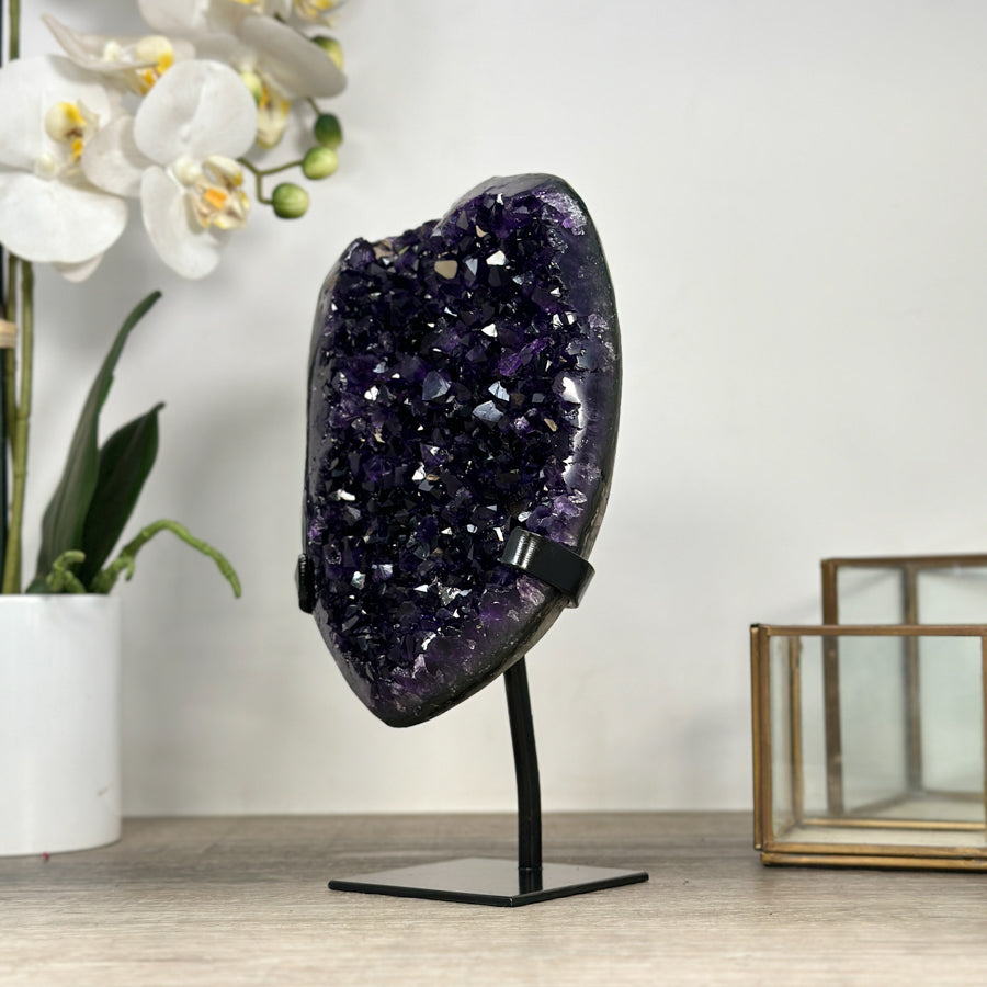A+ Grade Natural Amethyst Crystal Formation - MWS2350
