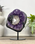 Unqiue Amethyst Cluster with Collection Grade Calcite inclusion - MWS3356