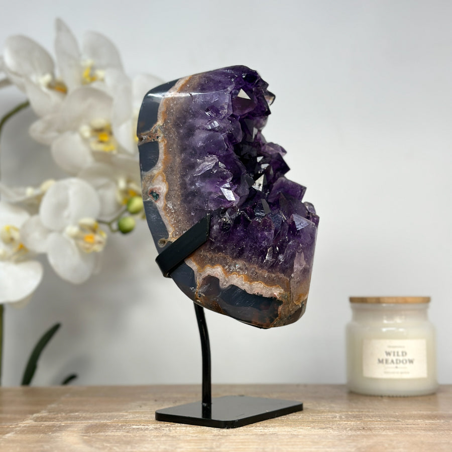 Natural Amethyst Crystal Formation - MWS1478