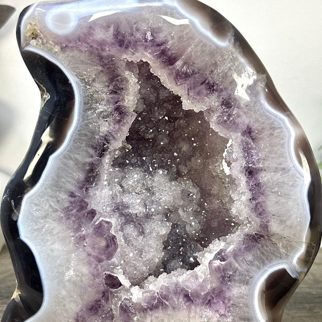 Uruguayan Amethyst &amp; Agate Polished Statement Piece - CBP1432