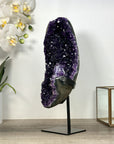Large Uruguayan Amethyst Crystal on Metal Stand - MWS2595