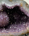 Outstanding Large Amethyst Geode with Stalactite Formation - MWS2377