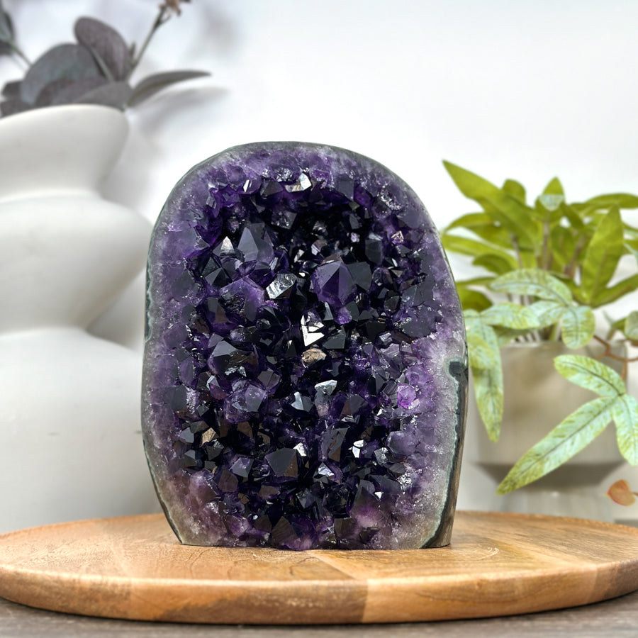 Natural Amethyst Cathedral for Home Decor - CBP1304