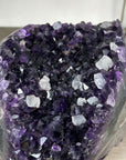 Natural Amethyst Geode with Deep Purple Crystals – Unique Mineral Display Piece - MWS2818