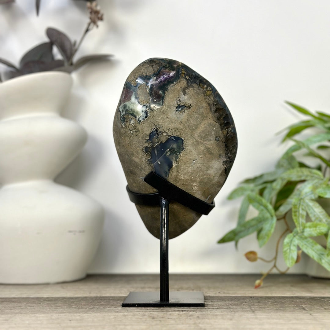 Large Natural Amethyst Specimen on Stand - MWS3275