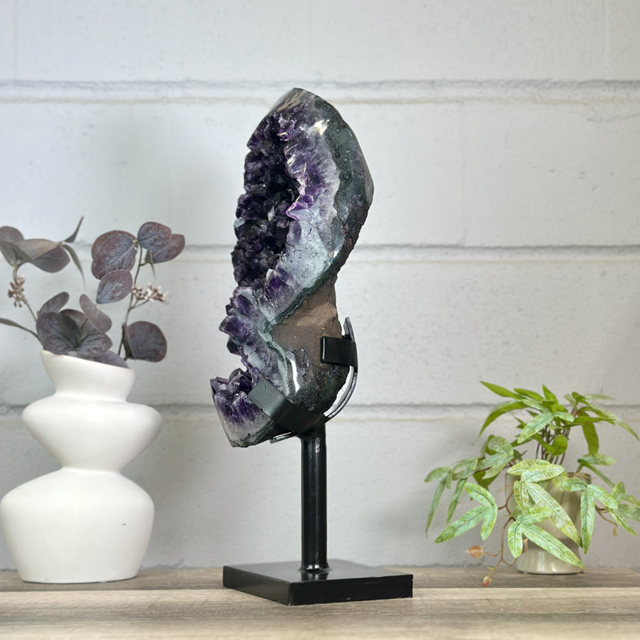 Huge Natural Amethyst Crystal Formation - Unique Statement Piece - MWS3155