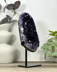 Natural Top Grade Amethyst Geode with Metal Stand - MWS3218