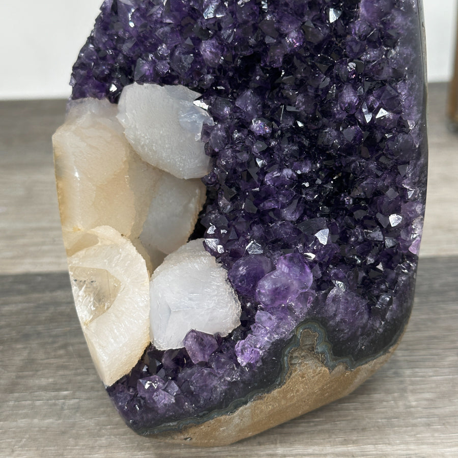 Top Quality Amethyst Cathedral with Calcite Crystal Formation - CBP1290