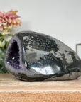 Polished Amethyst & Agate Geode with Druzy Cavity from Uruguay - STGE0006