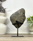 Unique Natural Sugar Amethyst Crystal Geode on Stand - MWS3383