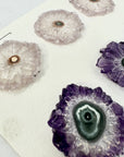 High-Quality Amethyst Stalactite Slices for Jewelers - Wholesale Bulk Pack - STS0029