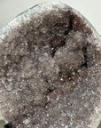 Smoky Quartz Geode on Metal Stand - MWS2858