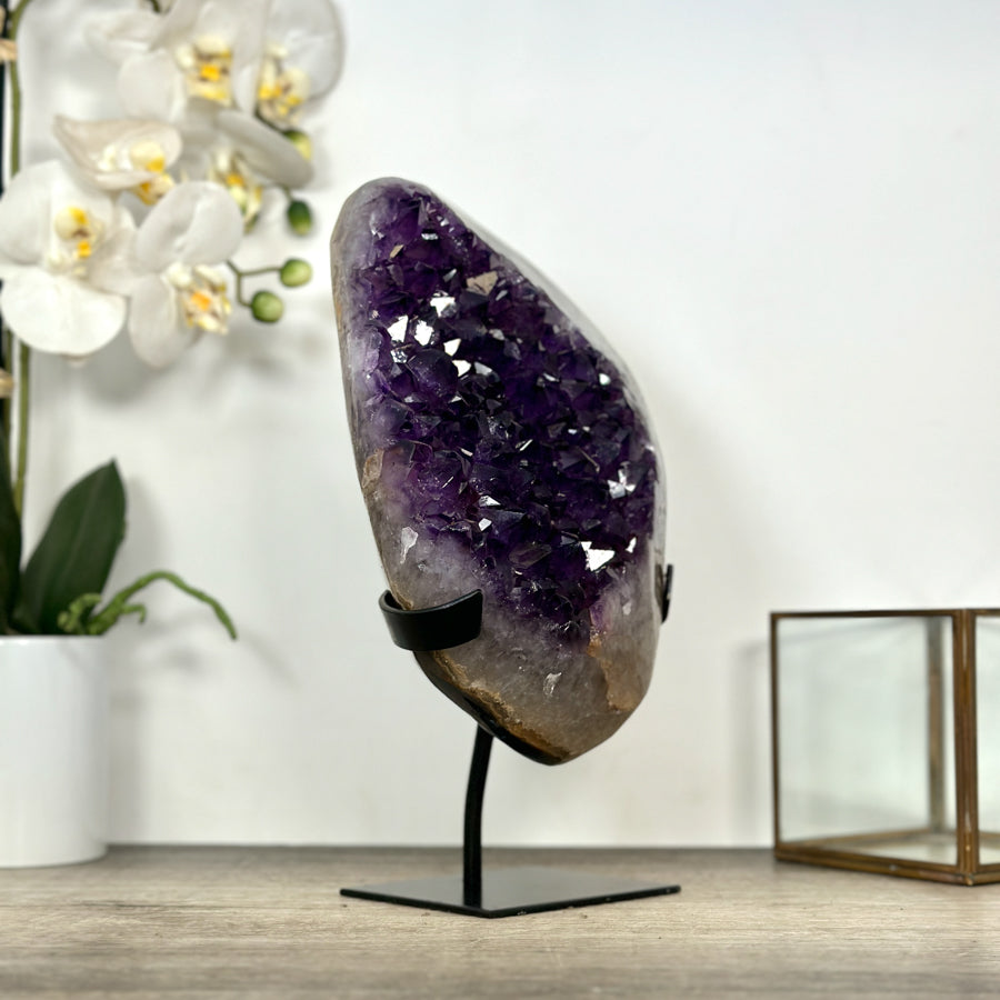 Natural Uruguayan Amethyst Crystal Cluster - MWS3023