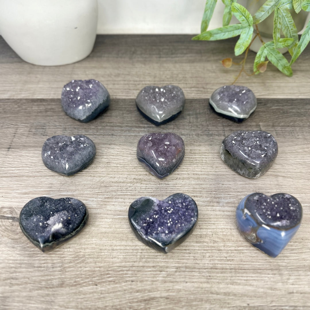 Mixed Minerals Hearts Set - MHLT0354