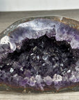 Uruguayan Amethyst Stone Geode with Quartz Shell - STGE0026
