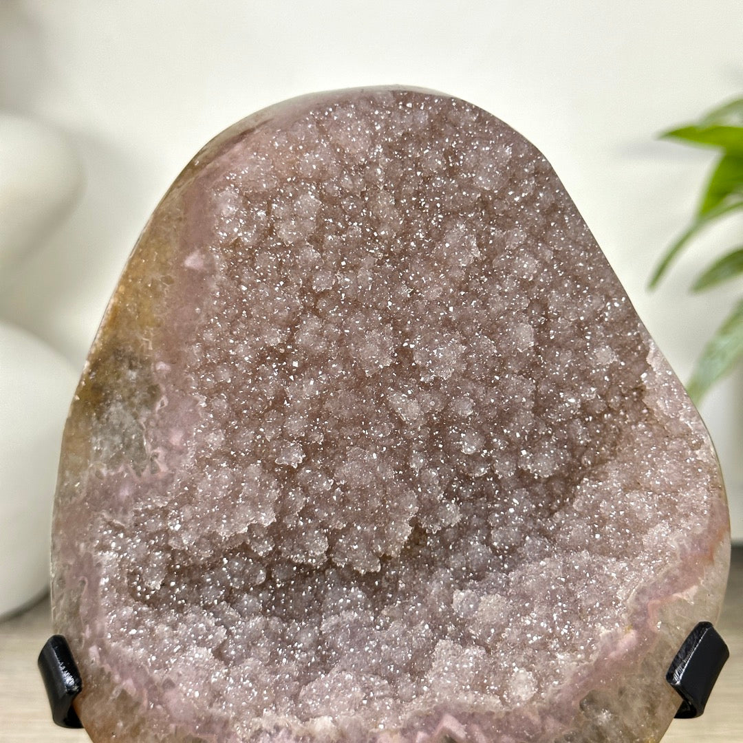 Natural Pink Sugar Amethyst Crystal Specimen - MWS3378