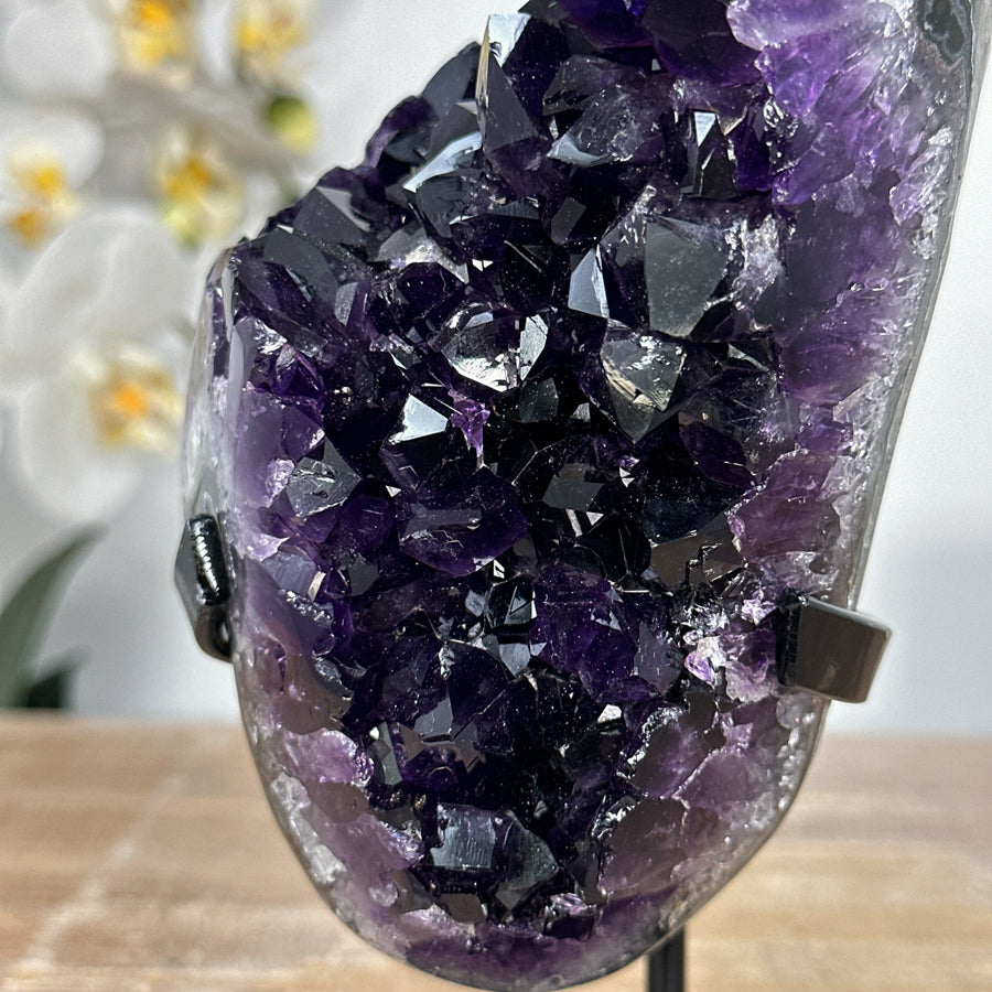 A+ Grade Deep Purple Amethyst Cluster - MWS2055