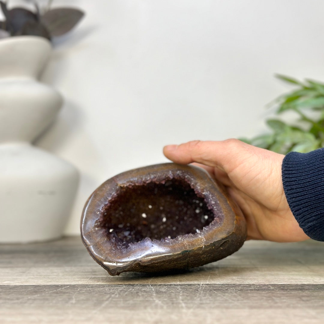 Natural Amethyst Stone Geode from Uruguay - STGE0077