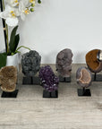 Bulk Mineral Formations with Metal Stands – Ideal for Resellers, Collectors, and Multiple Gifts
