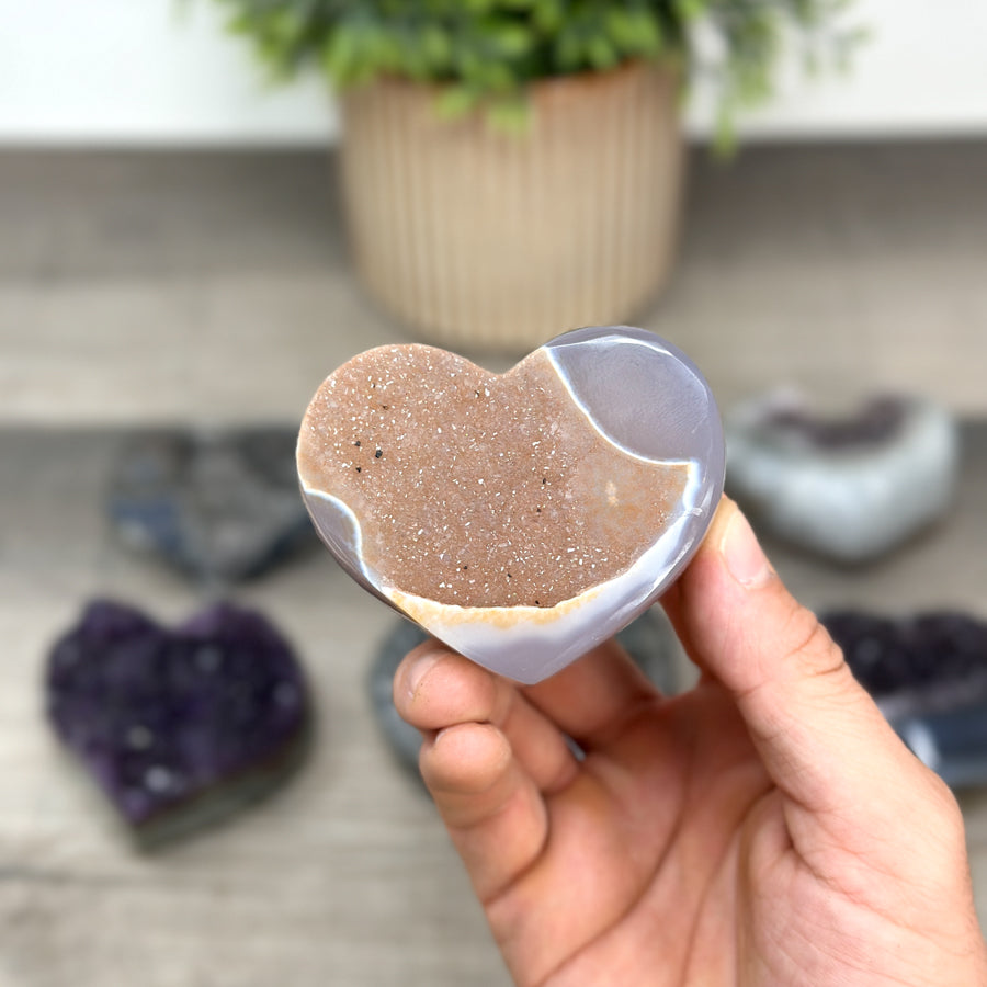 Mixed Minerals Hearts Set - MHLT0349