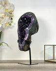 Amethyst Geode with Dark Purple Crystals for Home Decor Display - MWS2642