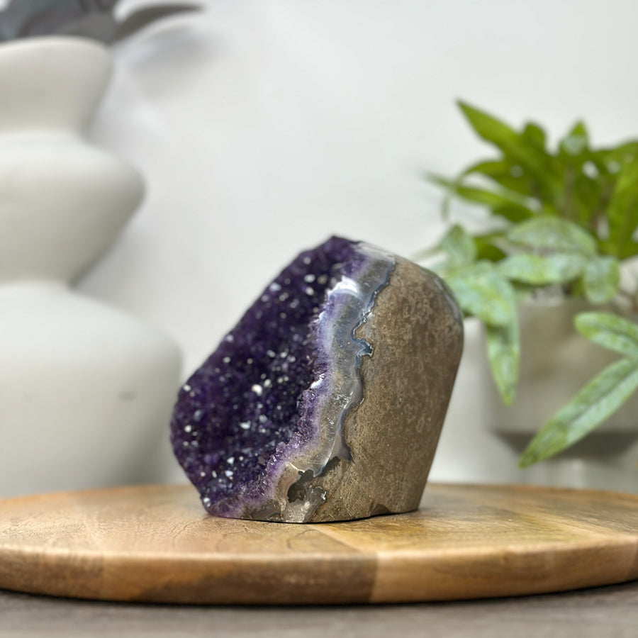 Natural Amethyst Self Standing Cathedral - CBP1294