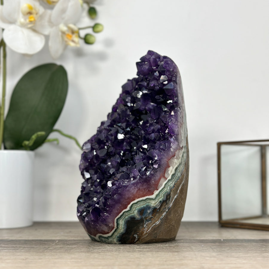 Deep Purple Natural Large Amethyst Cathedral - CBP1293