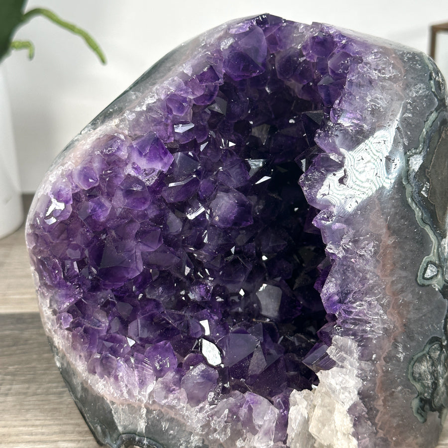 Natural Amethyst Cathedral Geode for Home decor - CBP1280