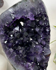 A+ Grade Amethyst Cluster from Uruguay on Metal Stand - MWS3065