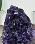 Amethyst Crystal Cluster with Deep Purple on Stand - MWS2941