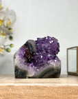 Amethyst Crystal Cluster with Calcite Inclusion - CBP1151
