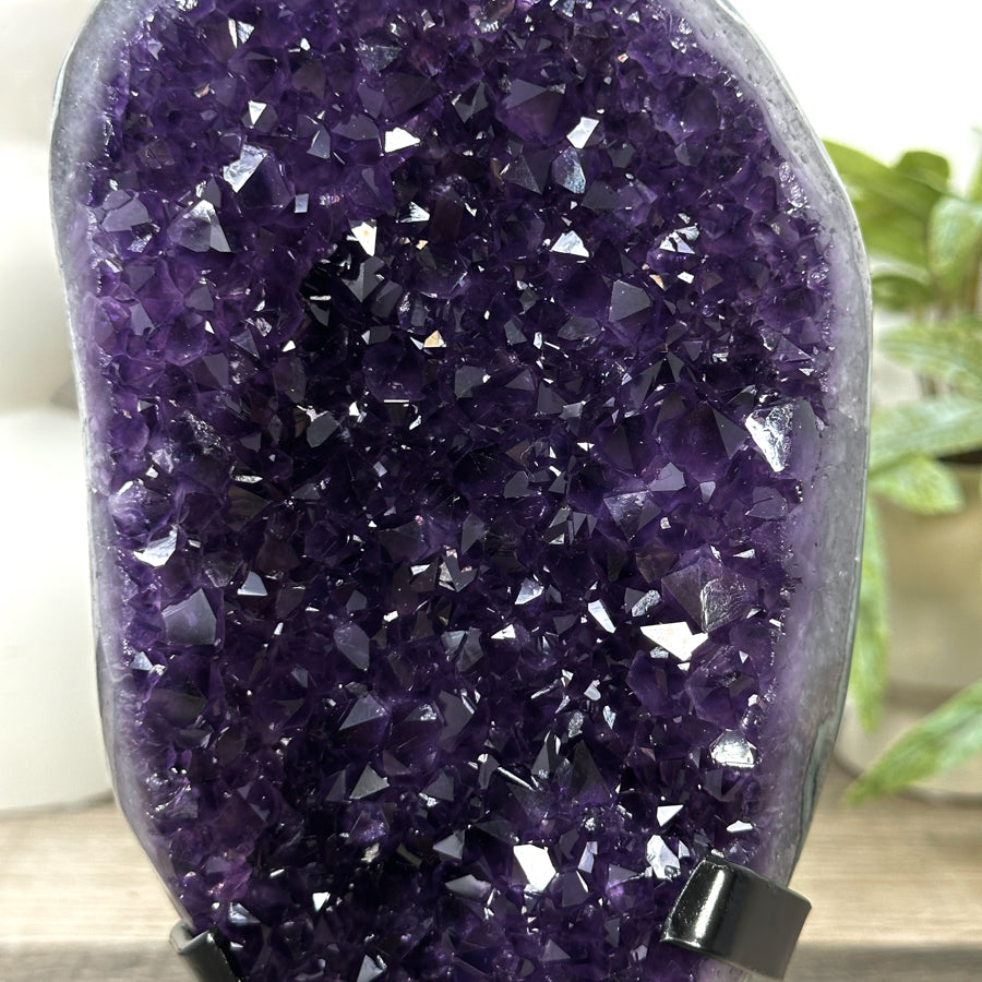 A Grade Natural Amethyst Geode on Stand - MWS3162