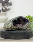 Natural Amethyst Druzy & Jasper Geode - STGE0115