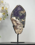 Unique Amethyst & Agate Polished Slice - MWS2323