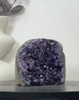 Natural Amethyst Crystal Cluster with Polished Edge for Home Decor Display - CBP1153
