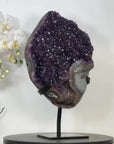 Huge Natural Bicolor Amethyst Cluster - Stand Included - MWS3041