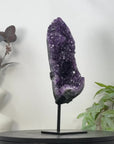 Uruguayan Amethyst Geode - Metal Stand Included - MWS3236
