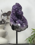 Huge Natural Uruguayan Amethyst Specimen on Stand for Home Decor - MWS3223