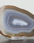 Natural Blue Banded Agate Slice - SLC0003