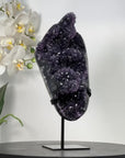 Amethyst Crystal Cluster on Stand - Deep Purple Sparkling Crystals - MWS2645
