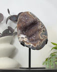 Natural Agate & Jasper Geode with Quartz Interior - MWS3166
