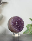 Uruguayan Amethyst Druzy Sphere Geode - SPH0228