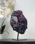 Rare Amethyst & Calcite Crystal Specimen - MWS2335