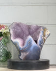 Huge Natural Agate & Amethyst Statement Piece - CBP1257